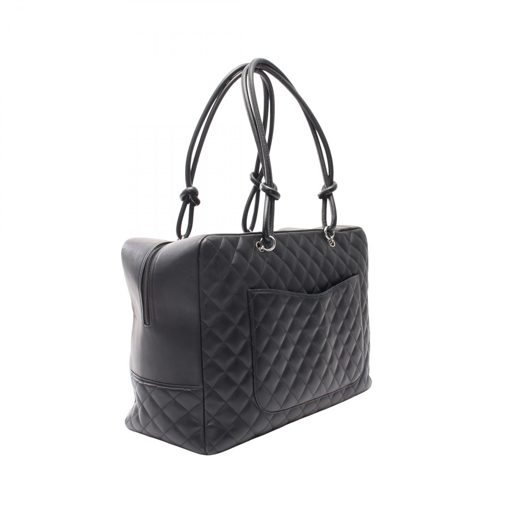 Chanel Cambon Line Leather Handbag