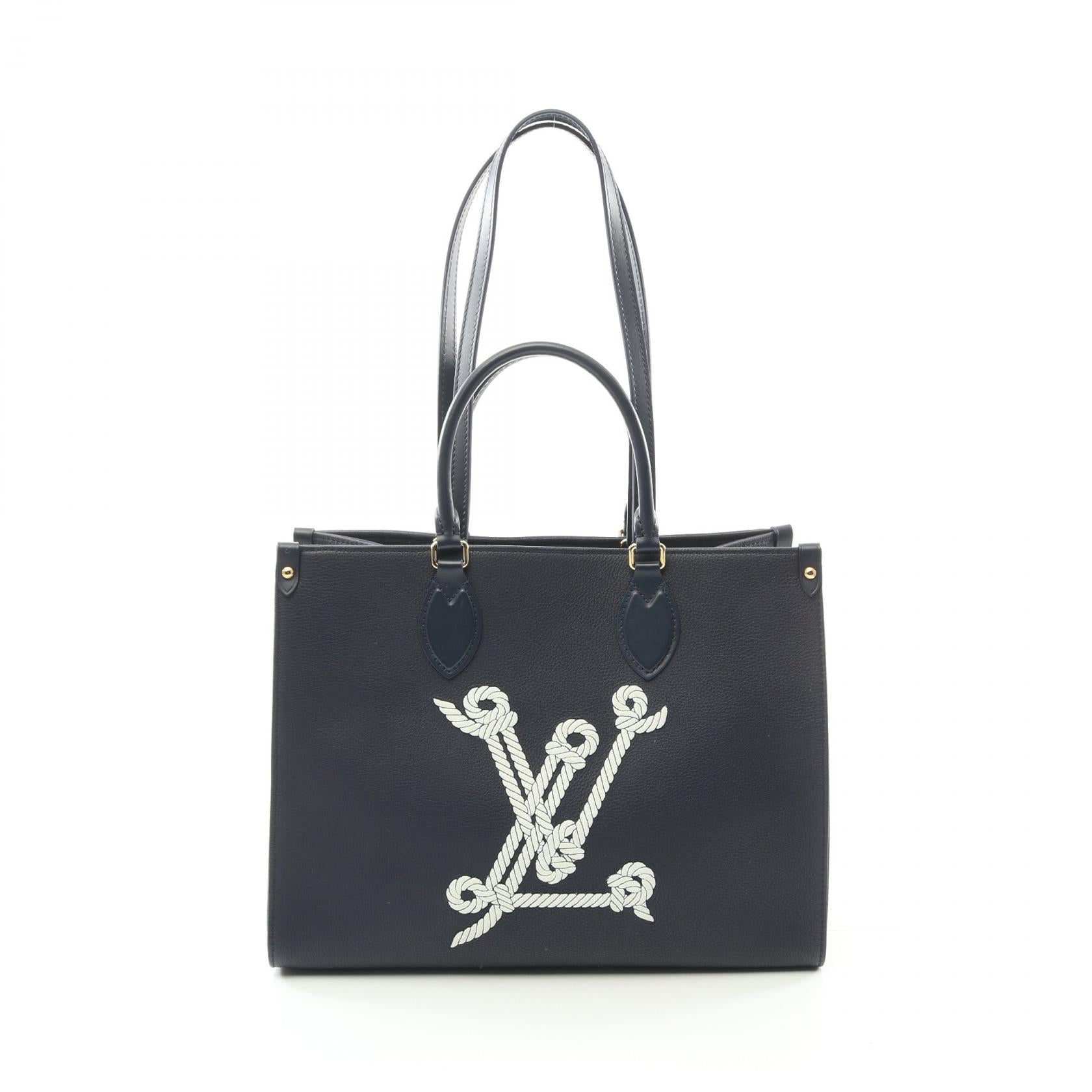 Louis Vuitton OnTheGo MM Leather Tote Bag