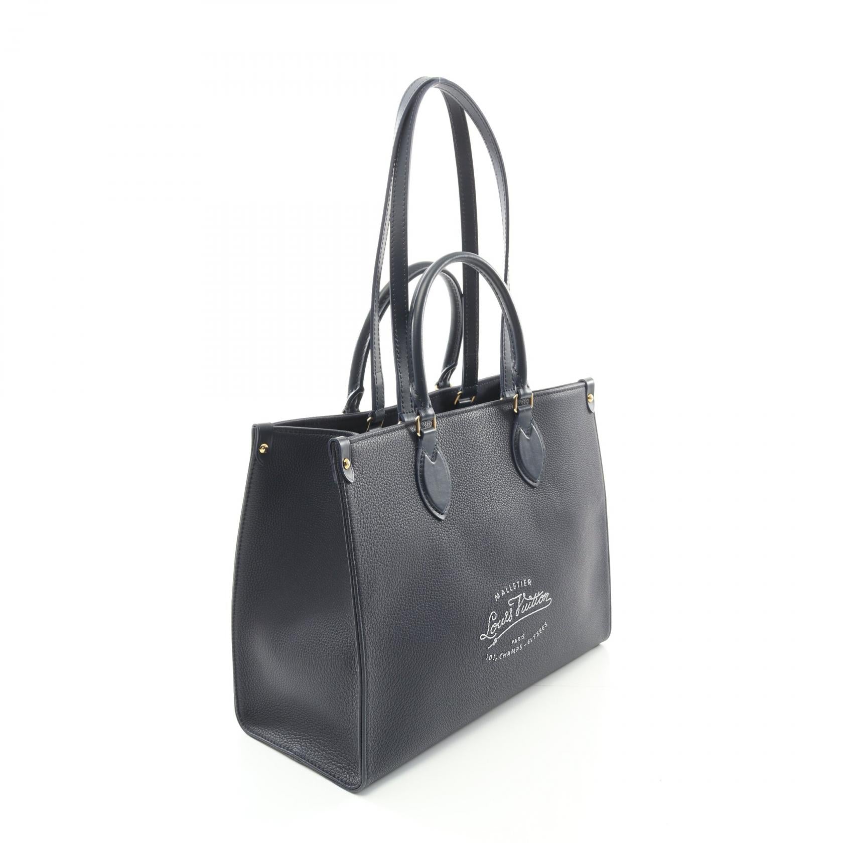Louis Vuitton OnTheGo MM Leather Tote Bag