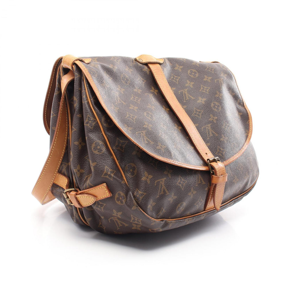 Louis Vuitton Saumur35 Monogram Coated Canvas Shoulder Bag
