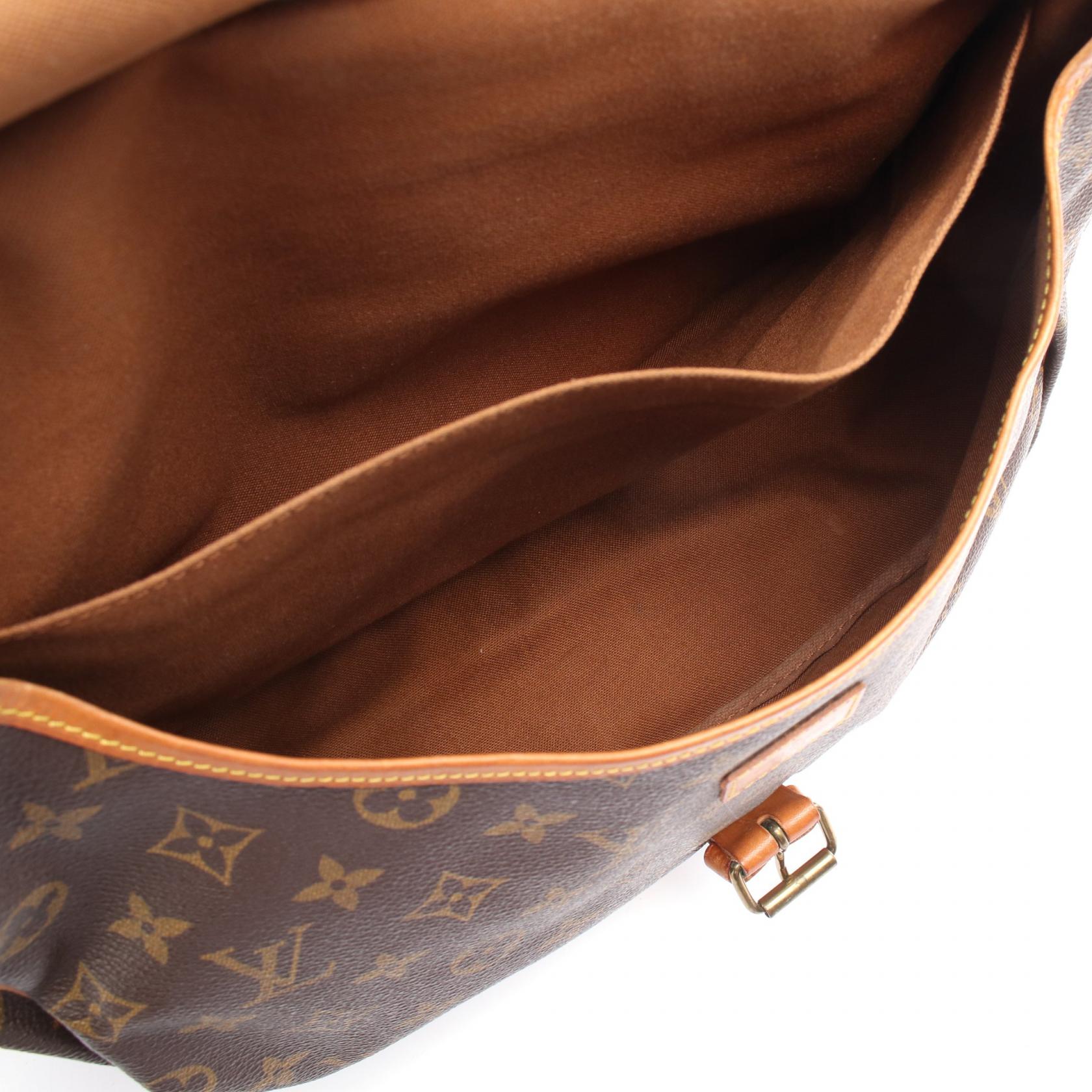Louis Vuitton Saumur35 Monogram Coated Canvas Shoulder Bag