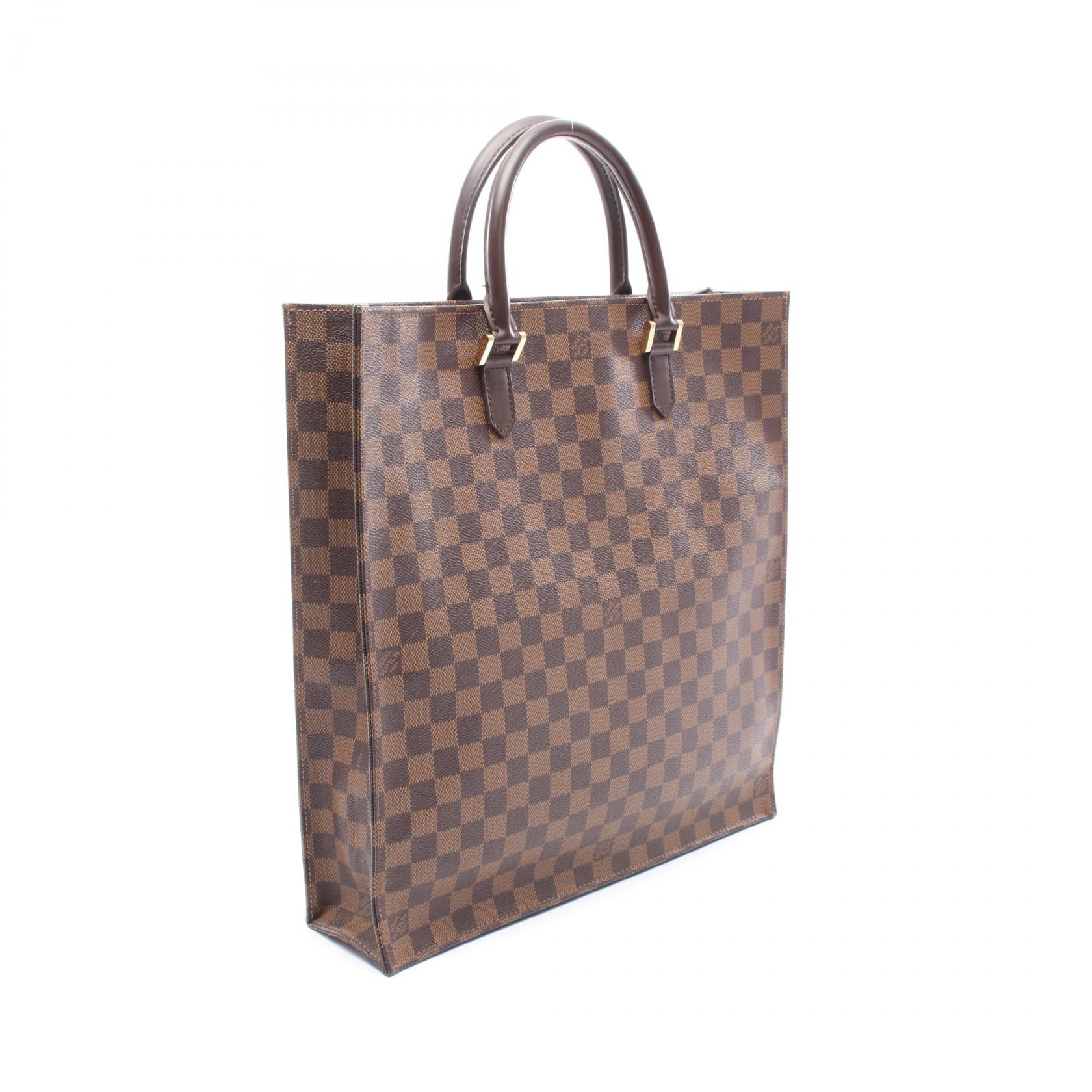 Louis Vuitton Sac Plat Damier Ebene Tote Bag