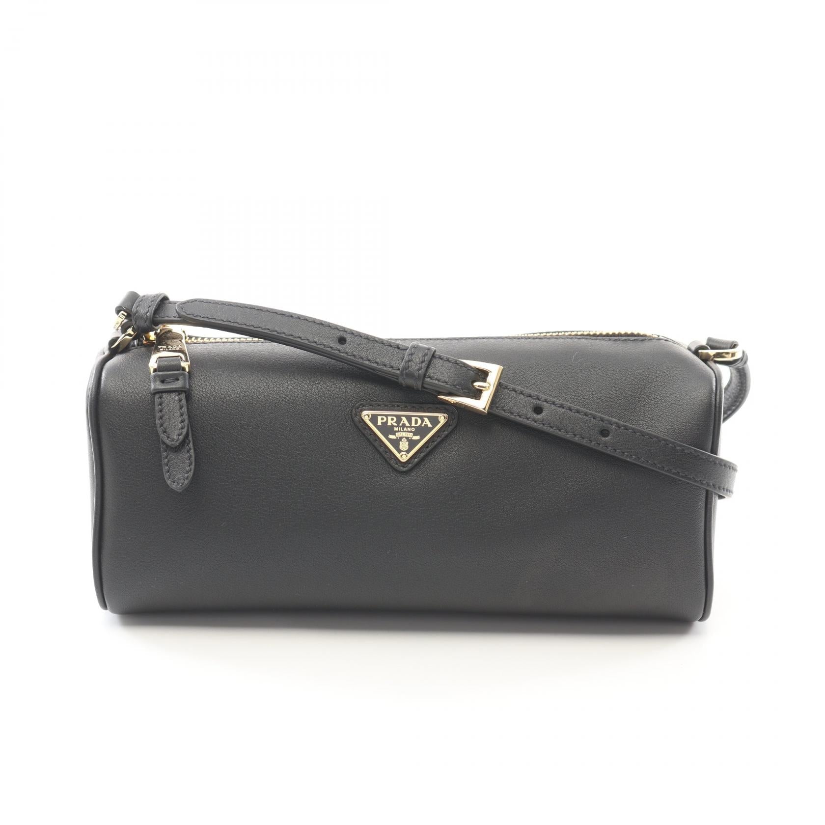 Prada SACCA Leather Shoulder Bag