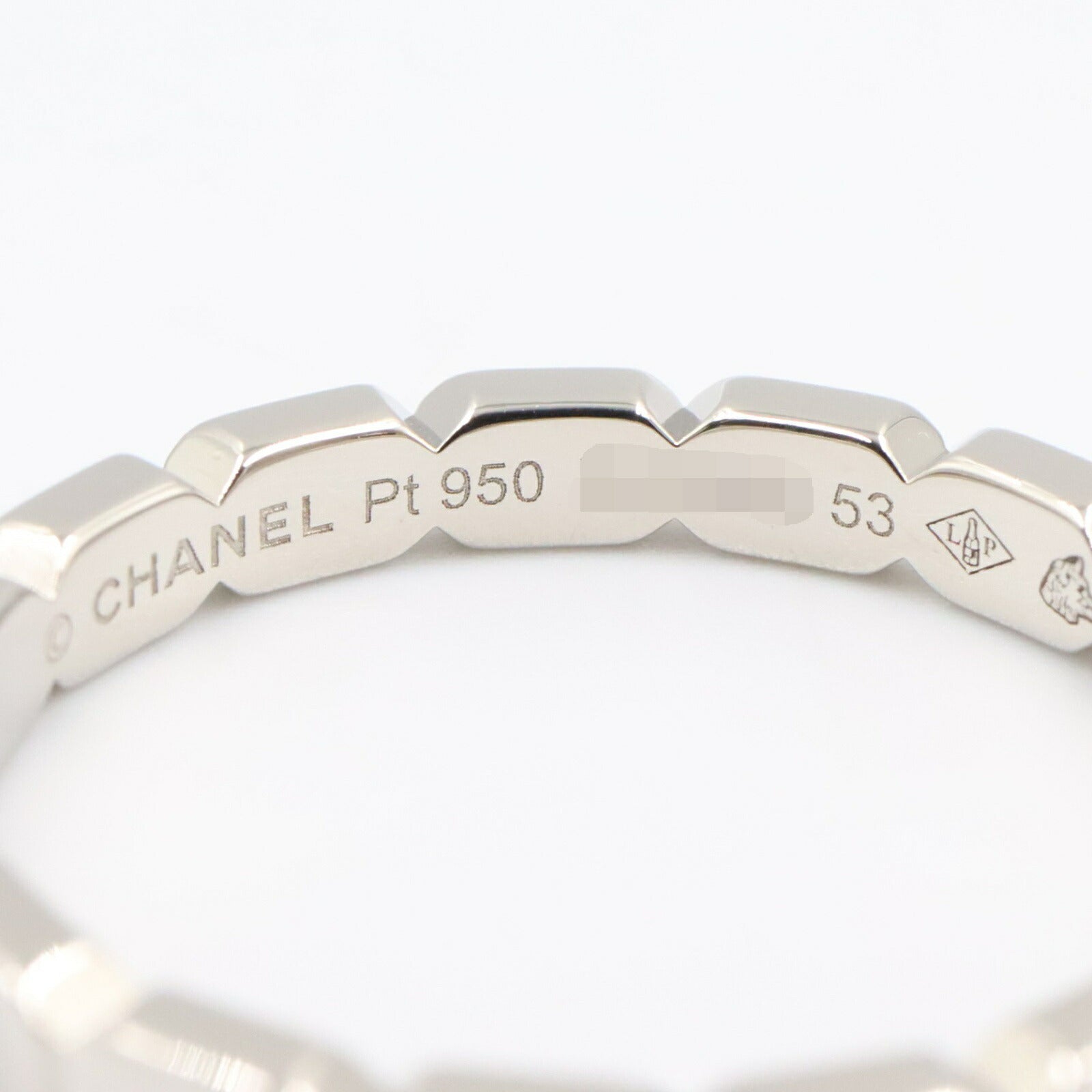 Chanel Première Pt950 Platinum Ring Size 12