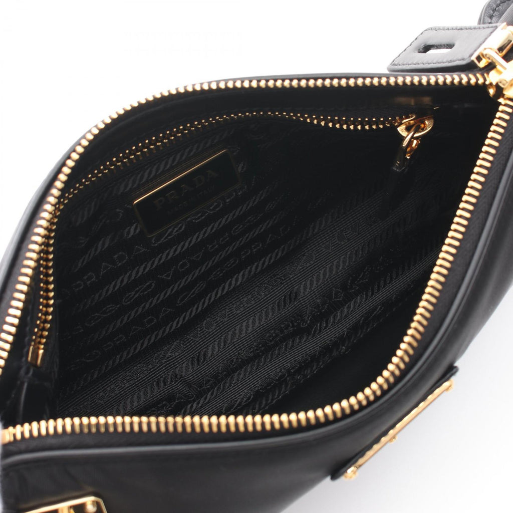 Prada TESSUTO＋VITELLO Nylon Leather Shoulder Bag