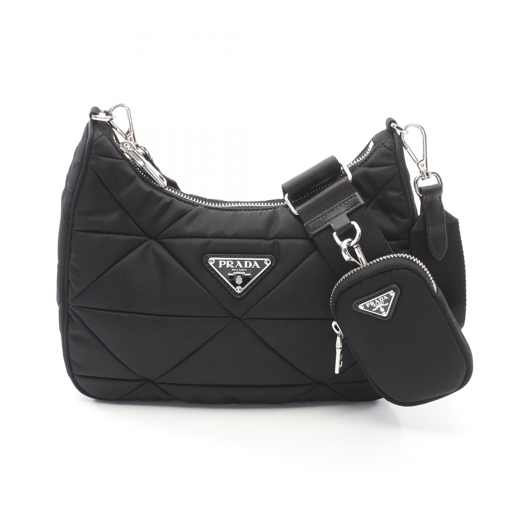 Prada TESSUTO QUILTING Nylon Shoulder Bag