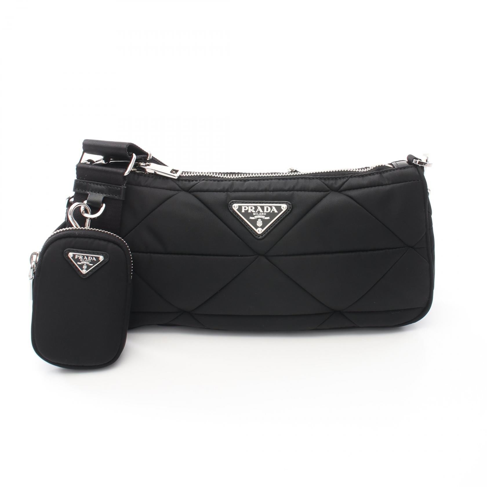 Prada TESSUTO QUILTING Nylon Shoulder Bag