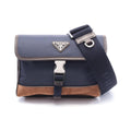 Prada RE NYLON TESSUTO+SAFFIANO Shoulder Bag