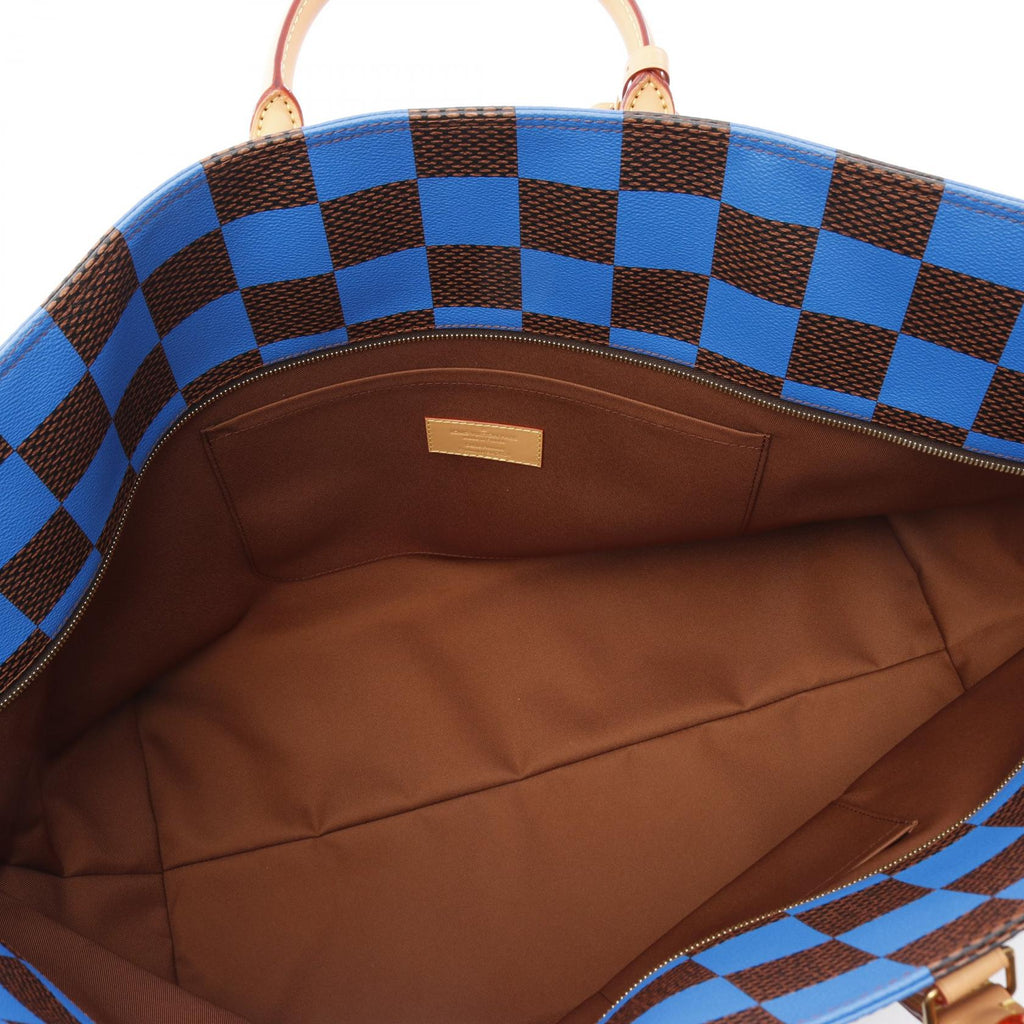 Louis Vuitton Sac Plat Soft EW Damier Pop Coated Canvas Tote Bag