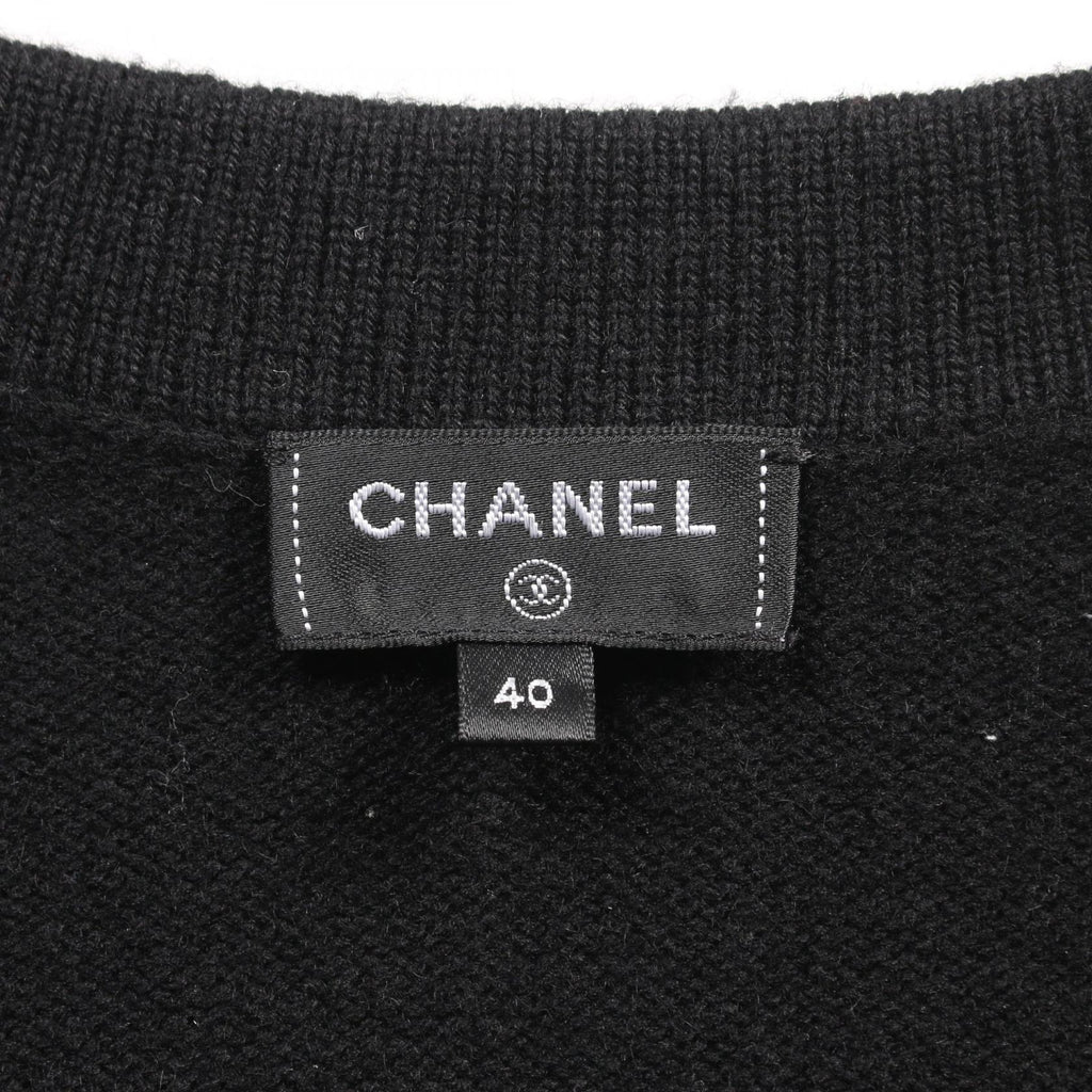 Chanel Coco Mark Button Cashmere Cardigan
