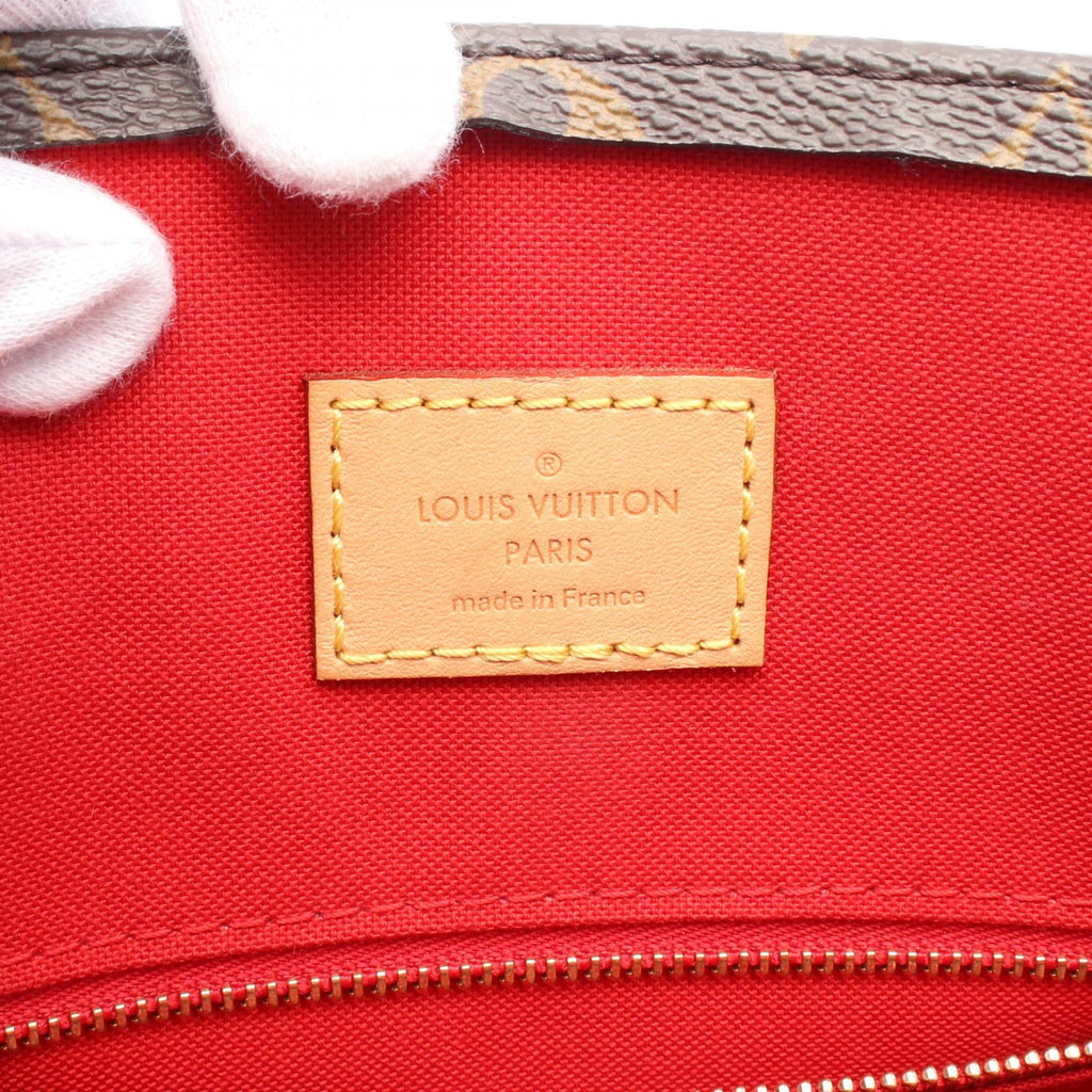 Louis Vuitton Sac Plat PM Monogram Coated Canvas Tote Bag