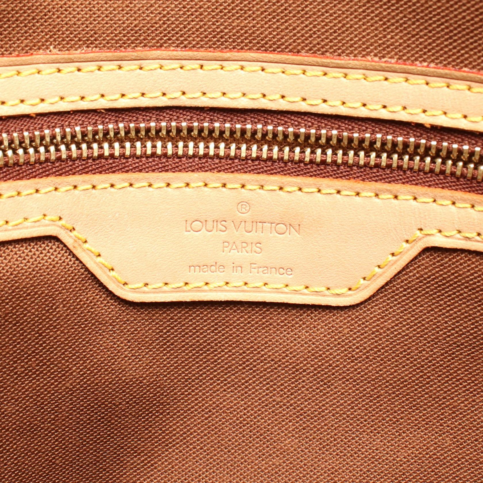 Louis Vuitton Cabas Mezzo Monogram Coated Canvas Tote Bag