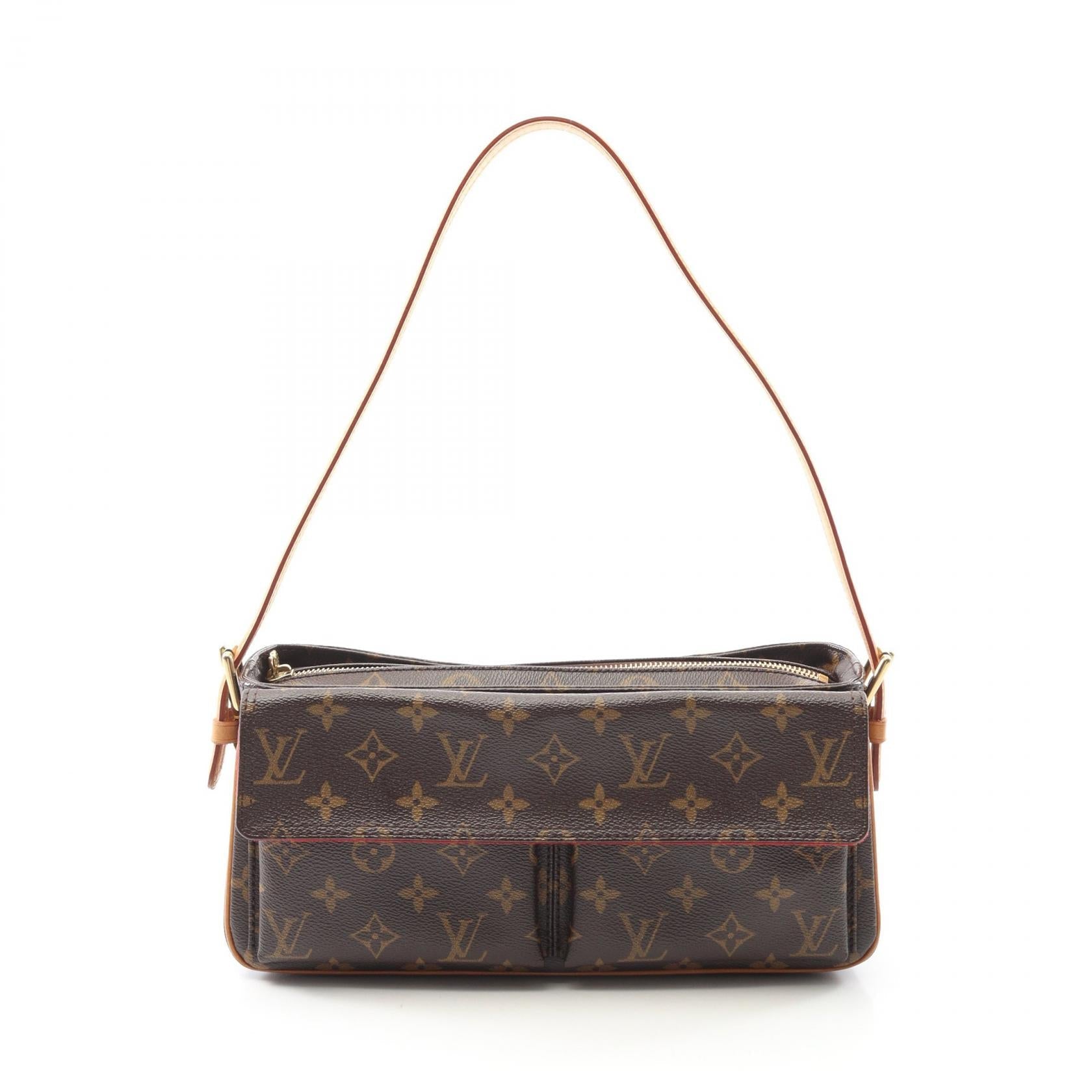 Louis Vuitton Vivasite MM Monogram Coated Canvas Shoulder Bag