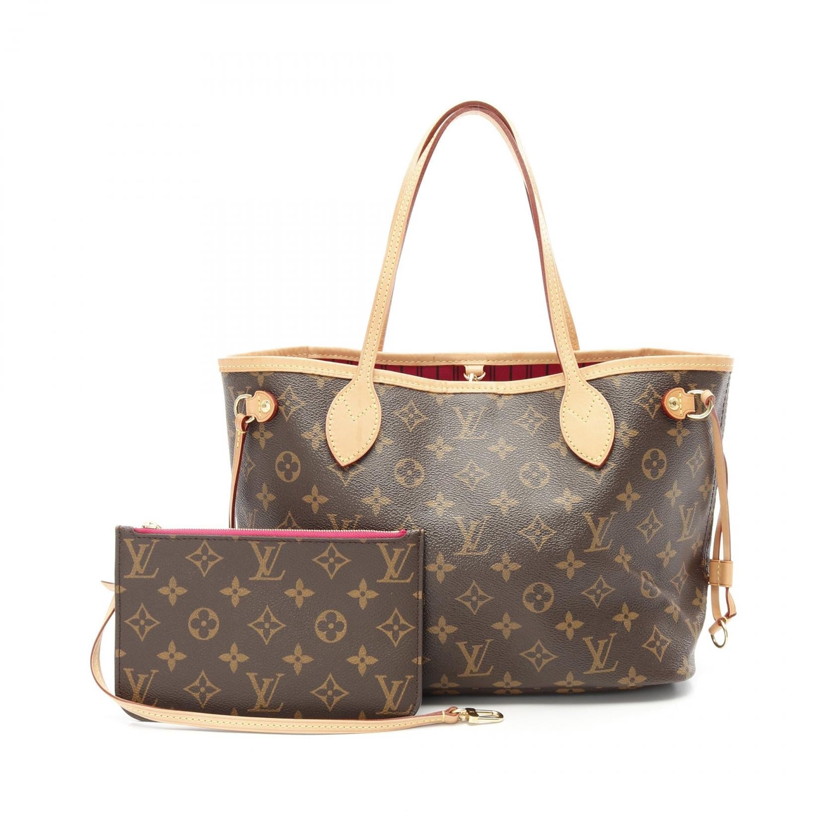 Louis Vuitton Neverfull PM Monogram Coated Canvas Tote Bag