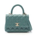 Chanel Coco Handle Grained Calfskin Handbag