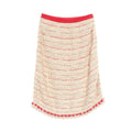 Chanel Silk Wool Skirt