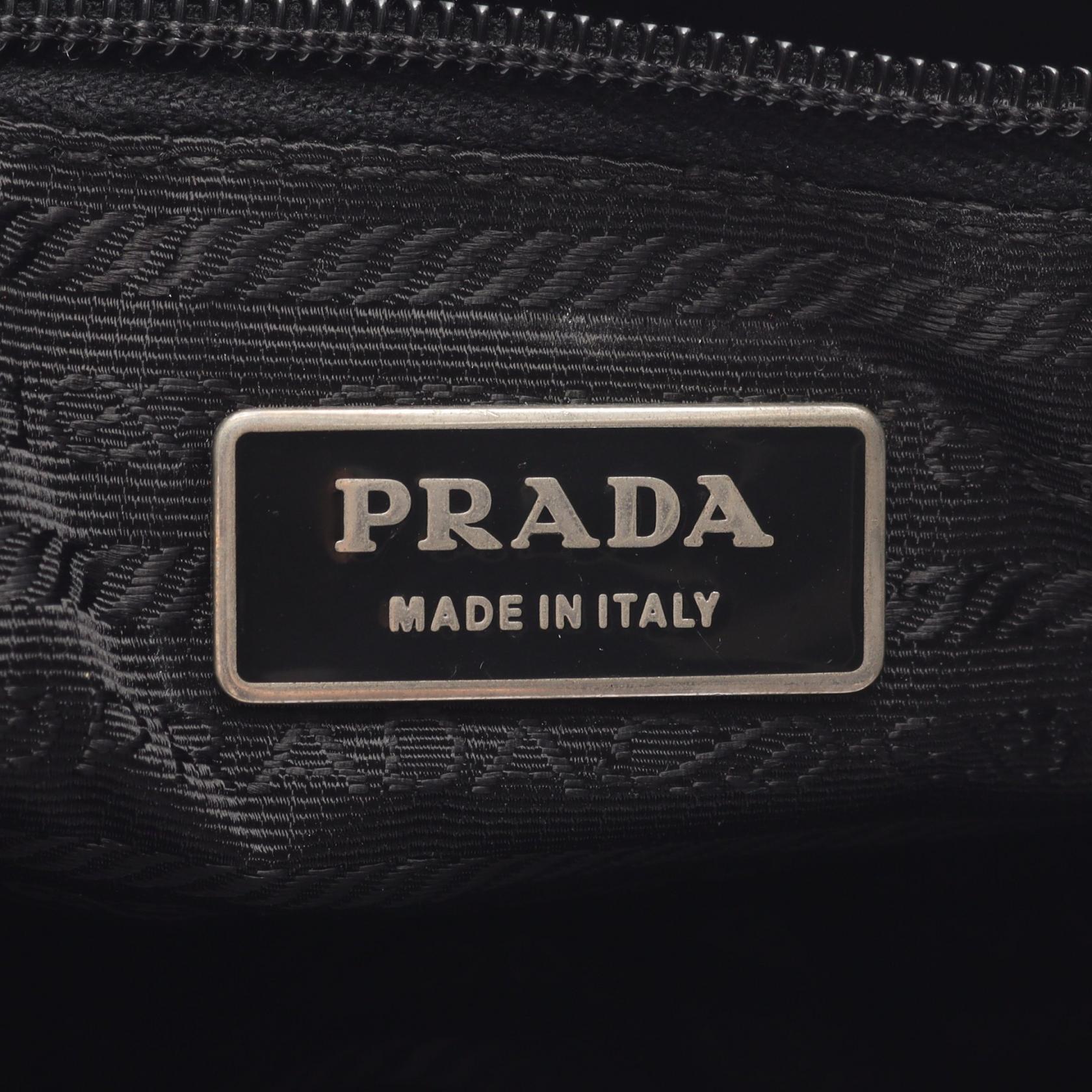 Prada Re-Nylon Saffiano Leather Shoulder Bag