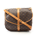 Louis Vuitton Saumur 35 Monogram Coated Canvas Shoulder Bag