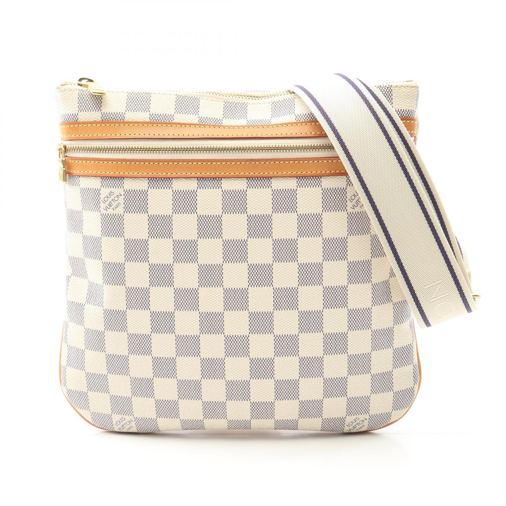 Louis Vuitton Pochette Bosphore Damier Azur Shoulder Bag