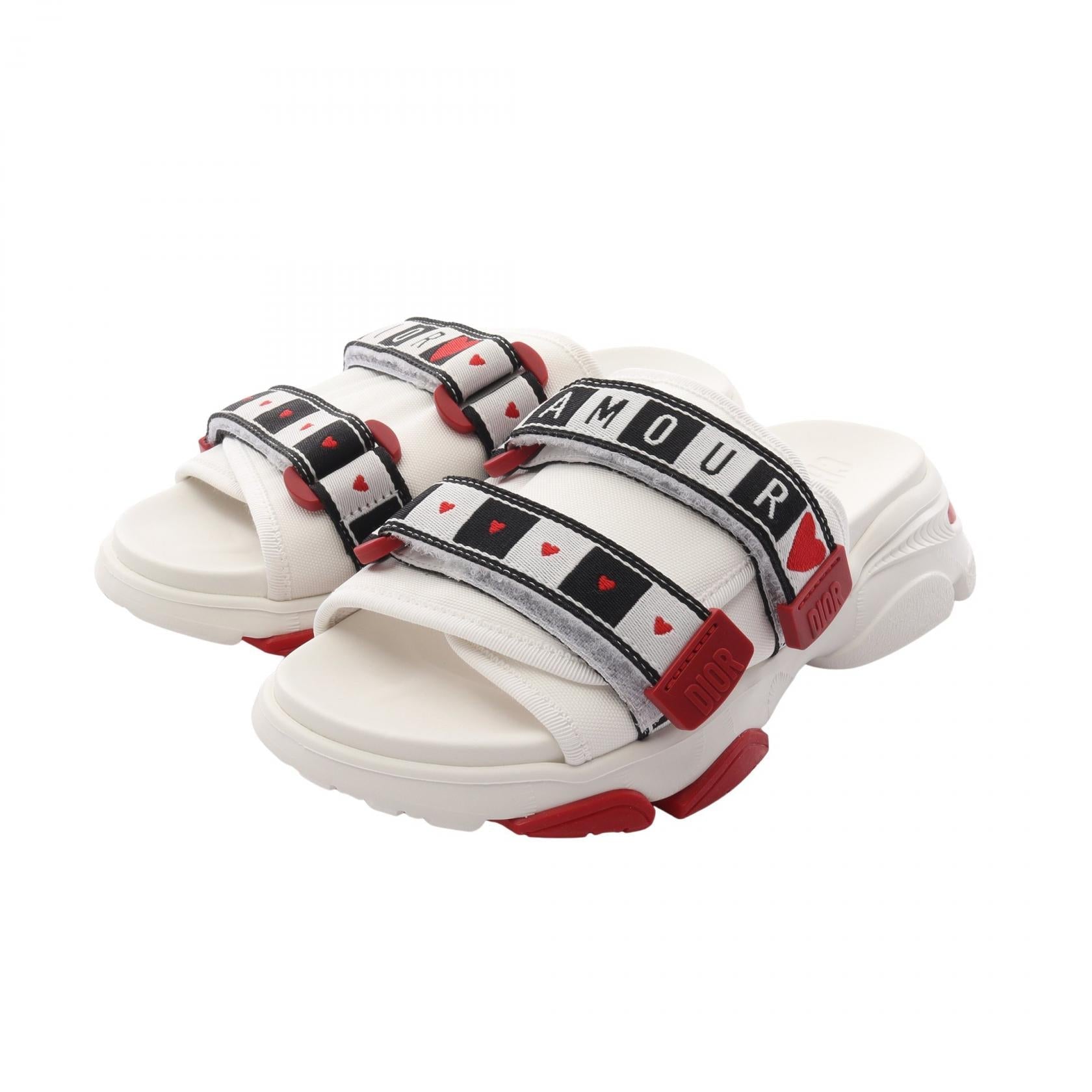 Christian Dior AMOUR Fabric Sandals
