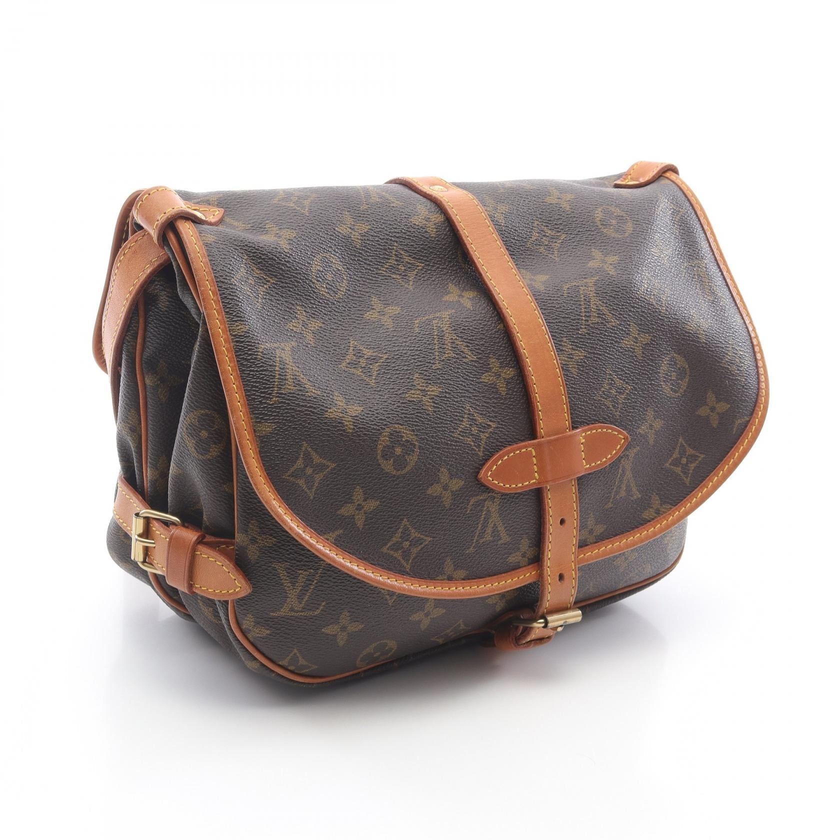 Louis Vuitton Saumur 30 Monogram Coated Canvas Shoulder Bag