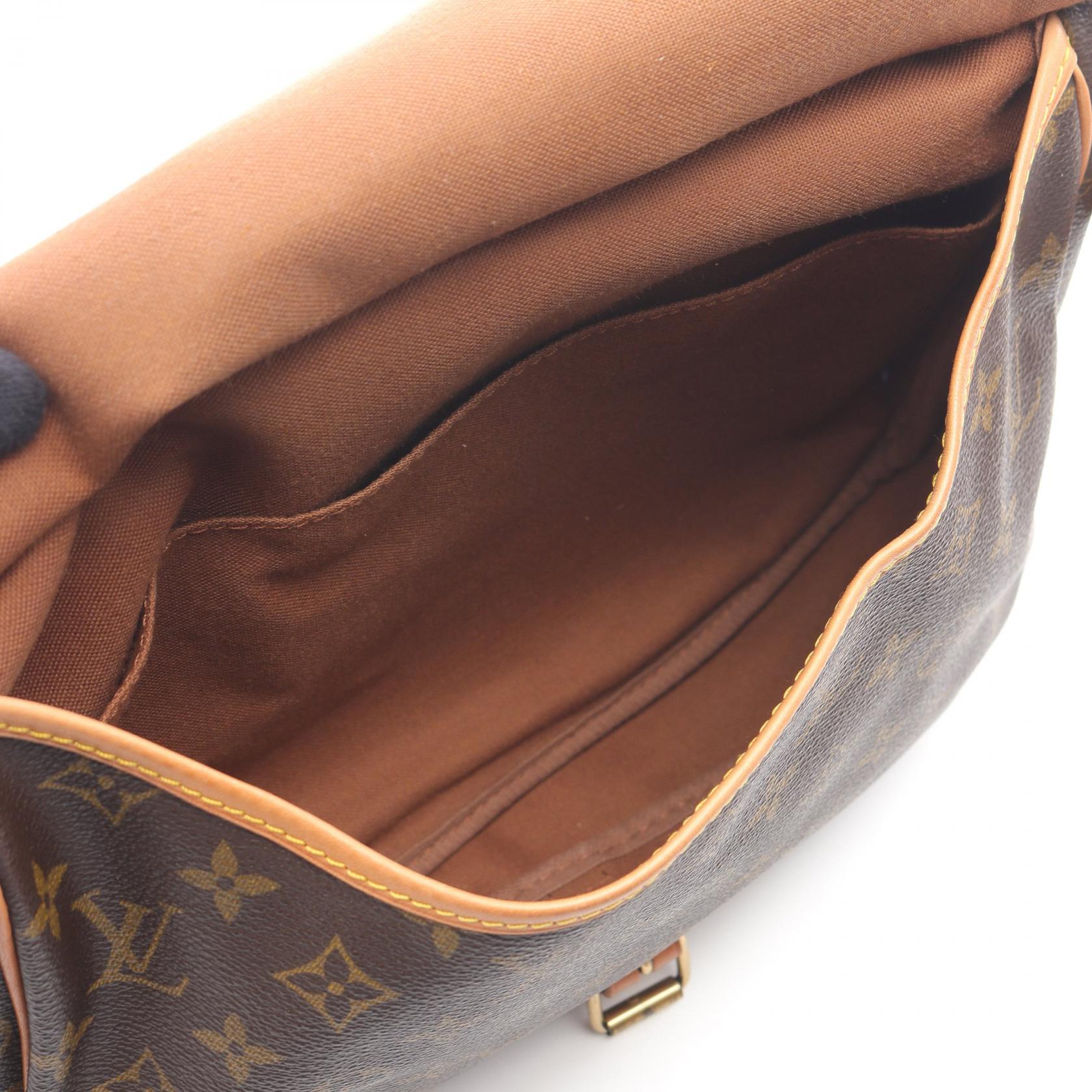 Louis Vuitton Saumur 30 Monogram Coated Canvas Shoulder Bag