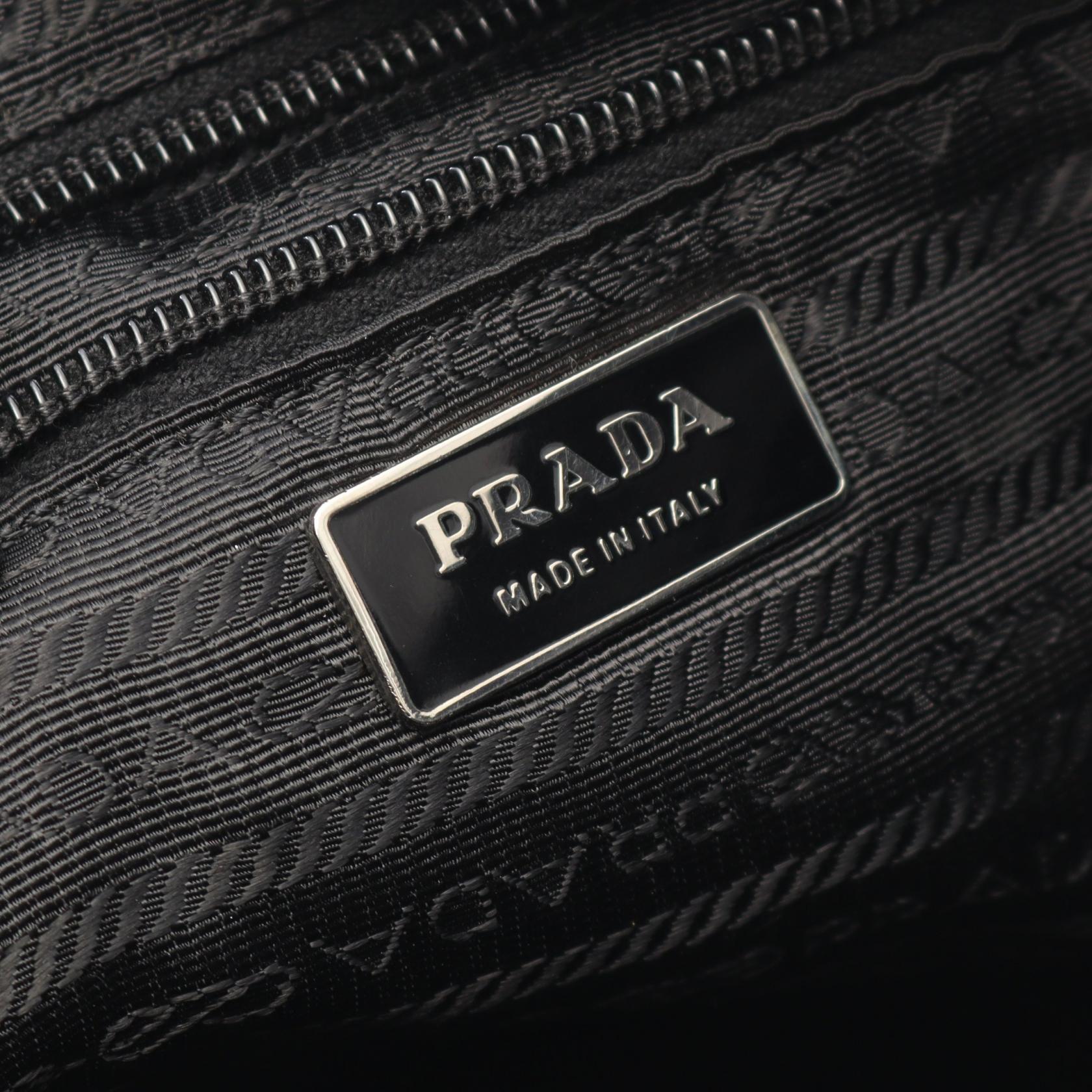 Prada Nylon Saffiano Shoulder Bag