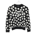 Chanel Coco Mark Flower Logo Cashmere Knitwear