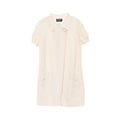 Chanel Coco Mark Button Cotton Cardigan