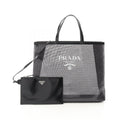 Prada 1BG416 Leather Sequin Tote Bag