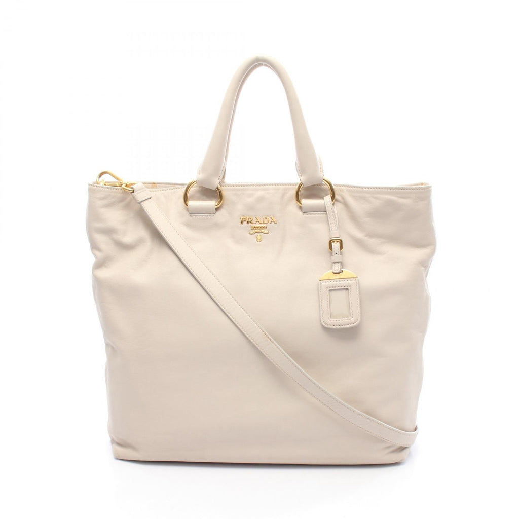 Prada VIT.DAINO Leather Tote Bag