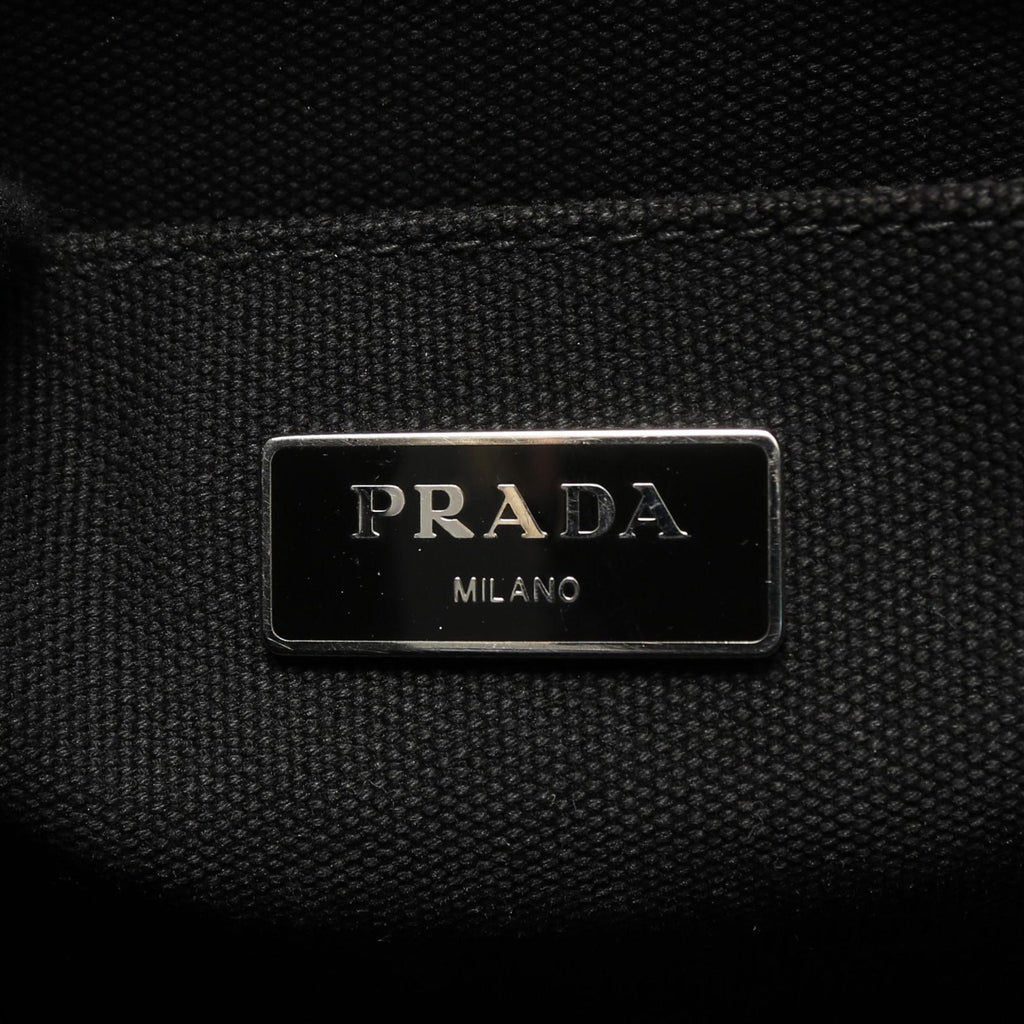 Prada CANAPA CAMOUFLA Canvas Tote Bag