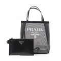 Prada RETE PAILLETTES Patent Leather Mesh Tote Bag