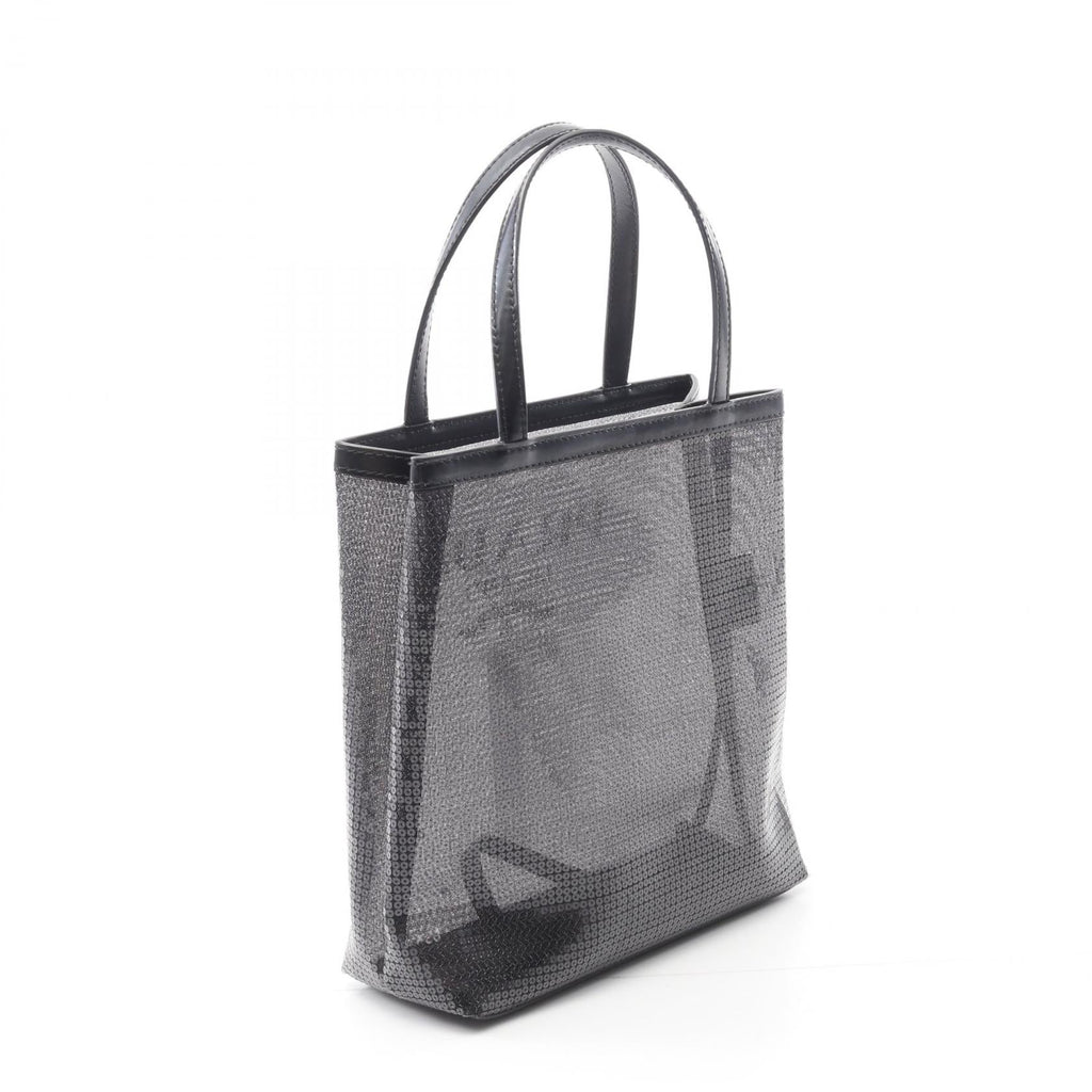 Prada RETE PAILLETTES Patent Leather Mesh Tote Bag