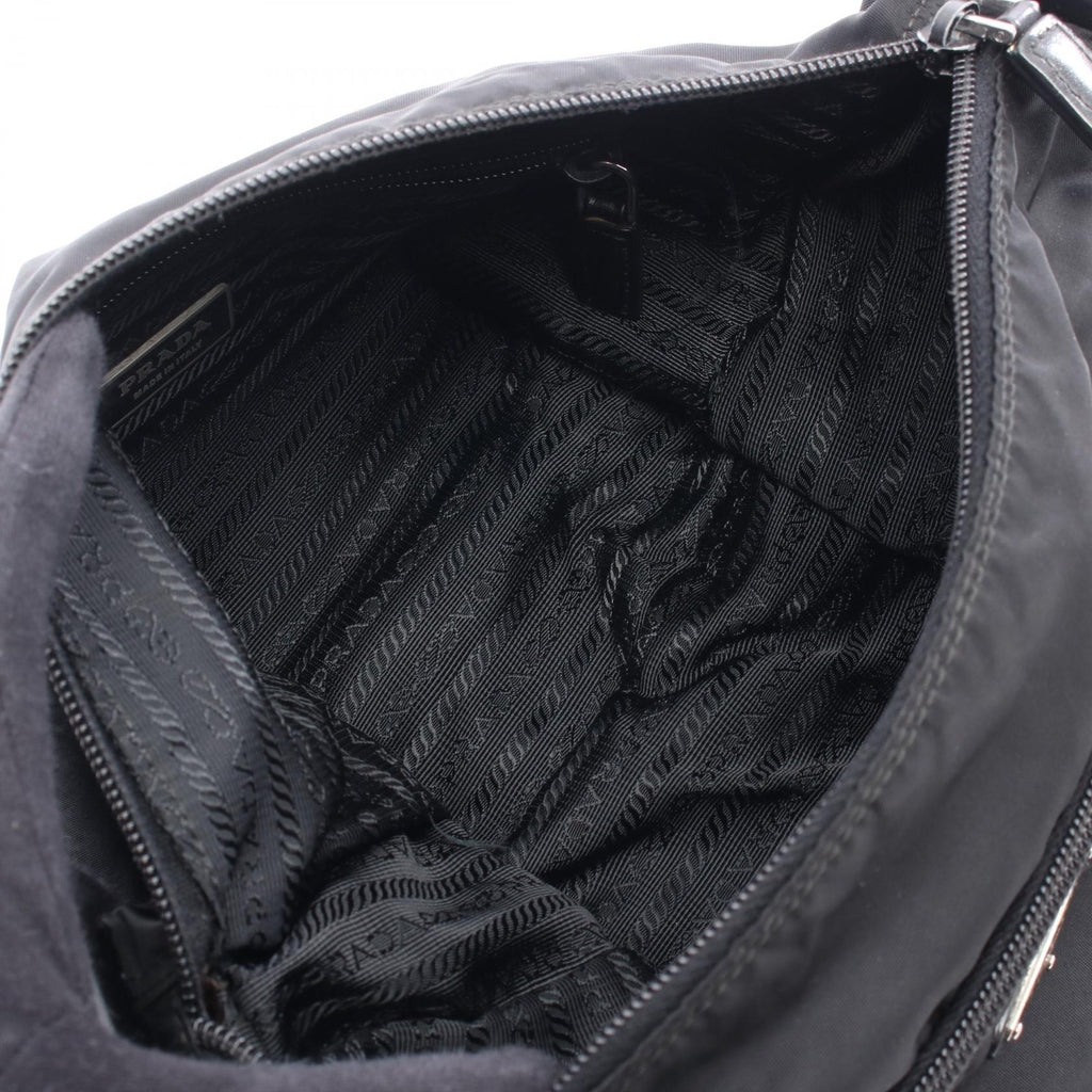 Prada Nylon Leather Shoulder Bag