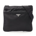 Prada TESSUTO + SAFFI Nylon Saffiano Leather Shoulder Bag
