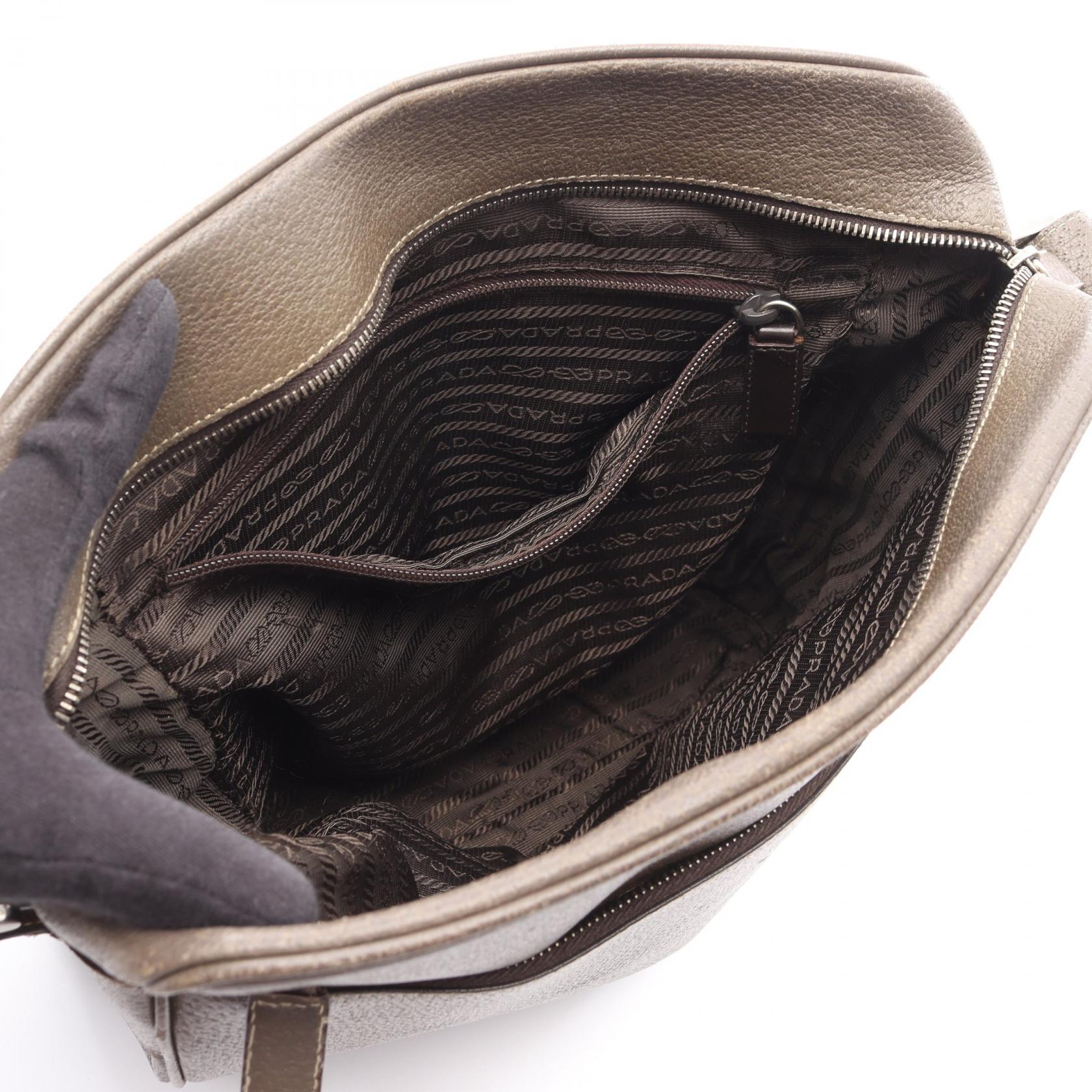 Prada TESSUTO + VERNI Shoulder Bag