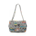 Chanel Matelassé Fabric Leather Shoulder Bag