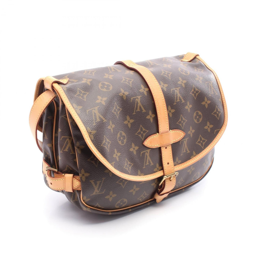 Louis Vuitton Saumur 30 Monogram Coated Canvas Shoulder Bag