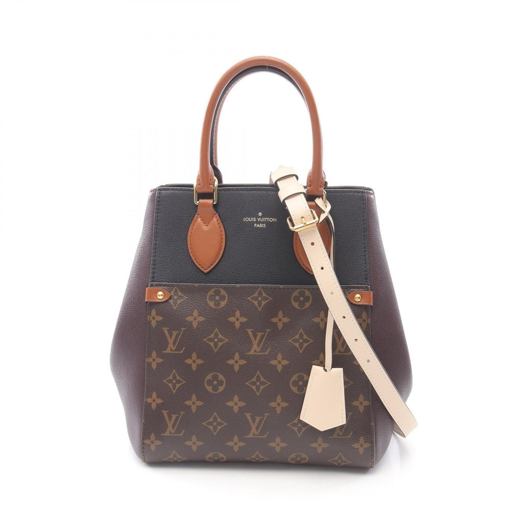Louis Vuitton Fold Tote MM Monogram Coated Canvas Tote Bag