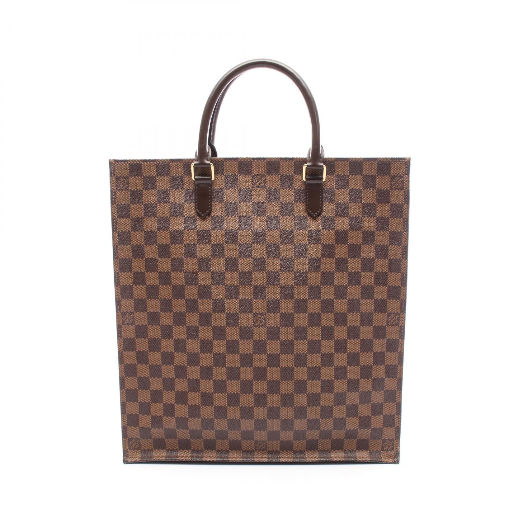 Louis Vuitton Sac Plat Damier Coated Canvas Tote Bag