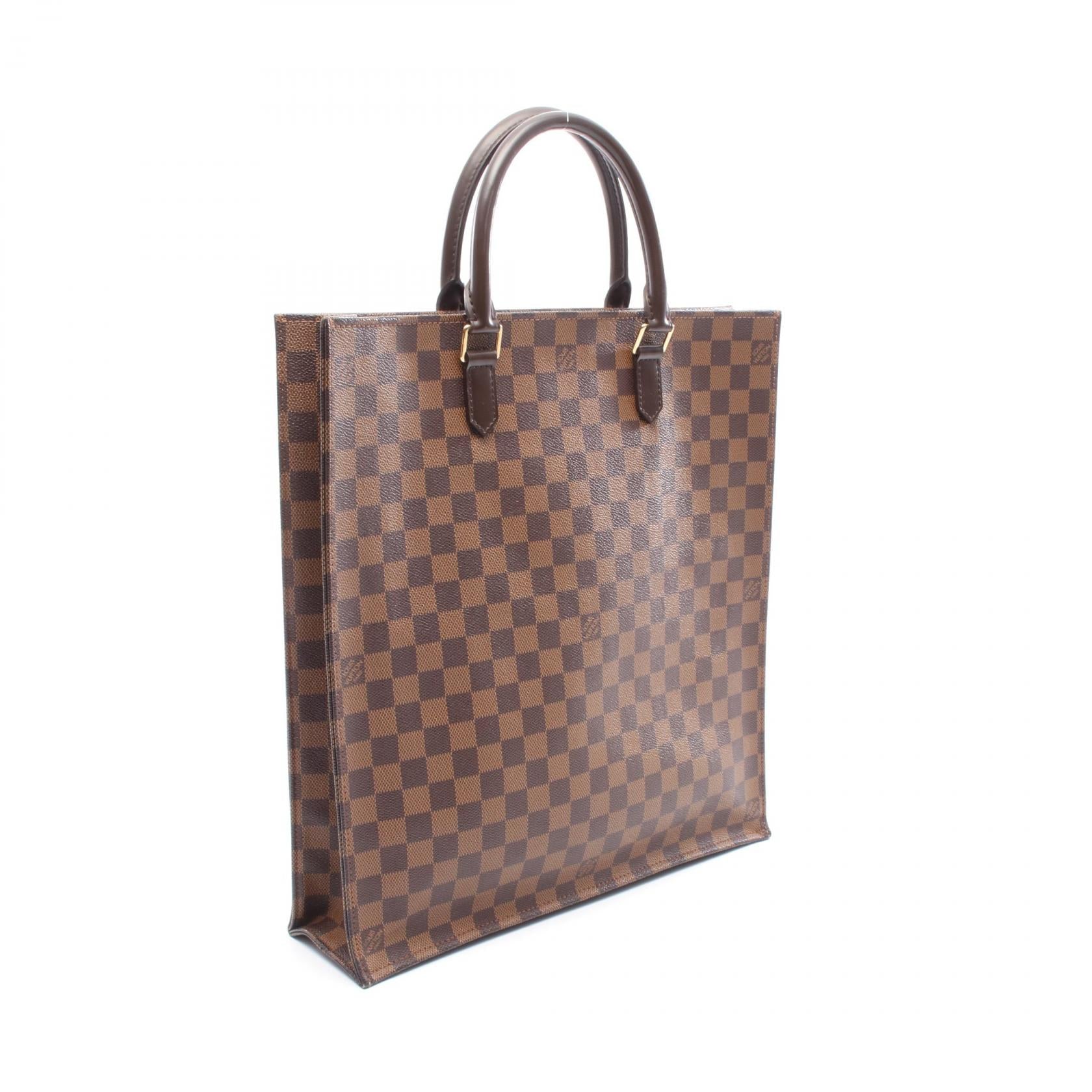 Louis Vuitton Sac Plat Damier Coated Canvas Tote Bag