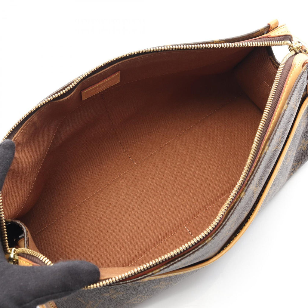 Louis Vuitton Popincourt Long Monogram Coated Canvas Shoulder Bag