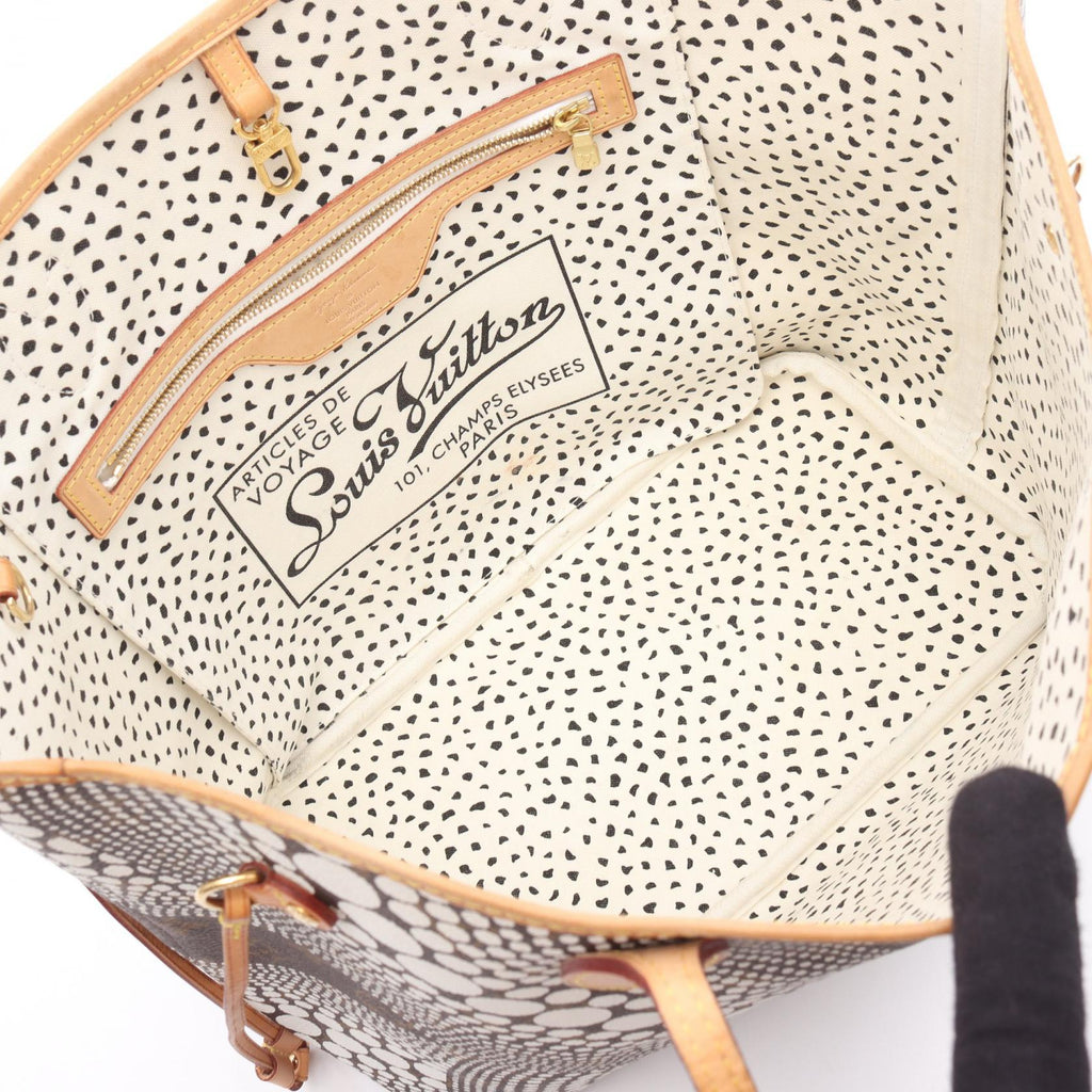 Louis Vuitton Neverfull Monogram Coated Canvas Tote Bag