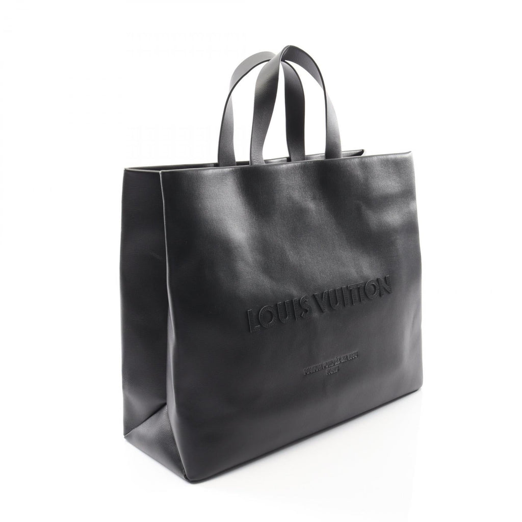 Louis Vuitton Shopper Tote MM Leather Tote Bag
