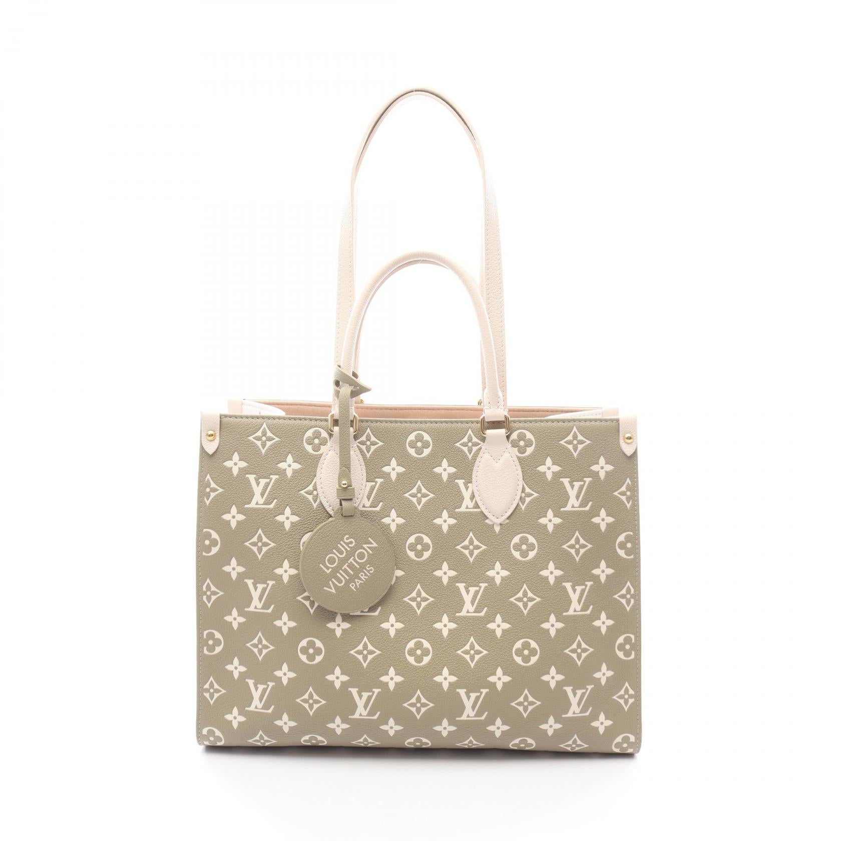 Louis Vuitton OnTheGo MM Monogram Empreinte Leather Tote Bag