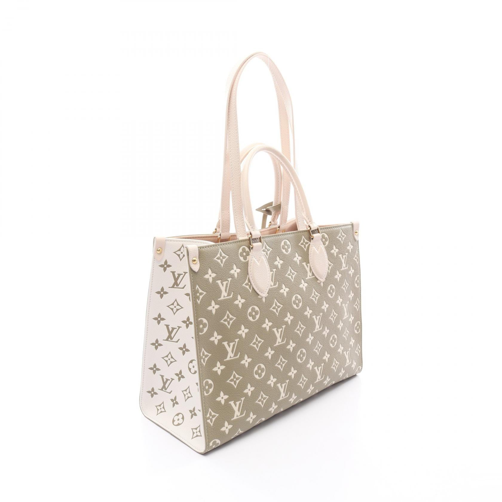 Louis Vuitton OnTheGo MM Monogram Empreinte Leather Tote Bag