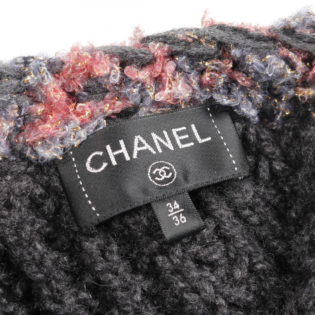 Chanel Coco Mark Button Cashmere Cardigan