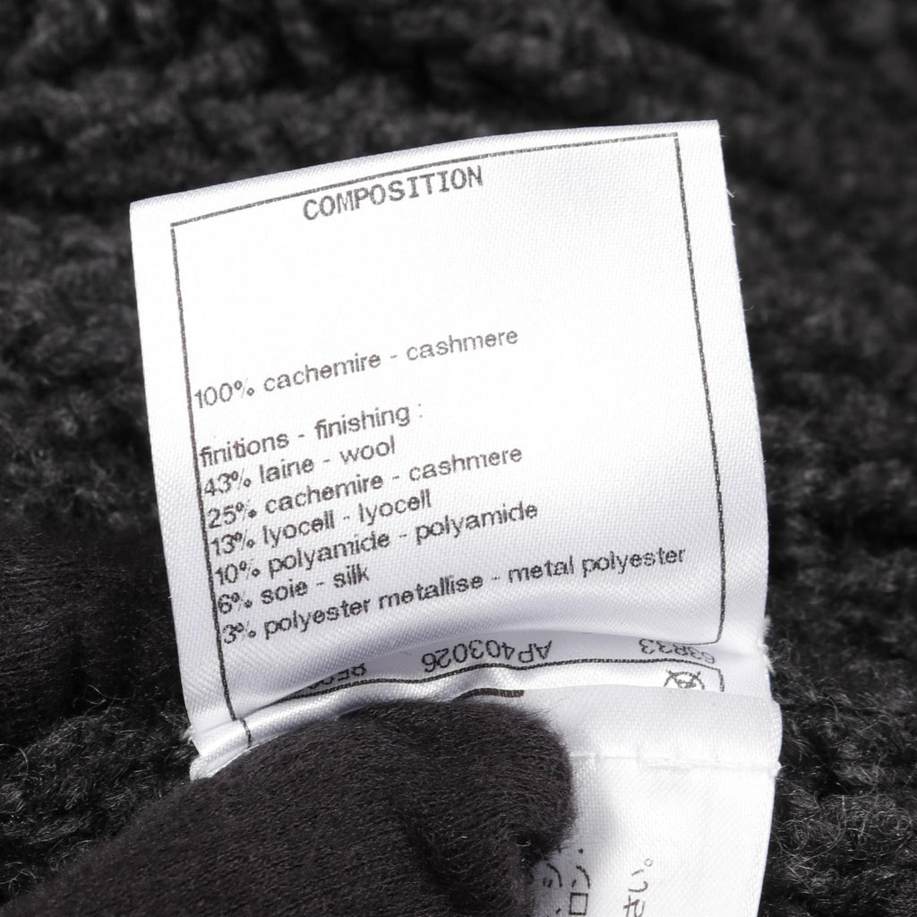 Chanel Coco Mark Button Cashmere Cardigan