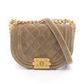 Chanel Boy Chanel Mini Matelassé Fabric Shoulder Bag